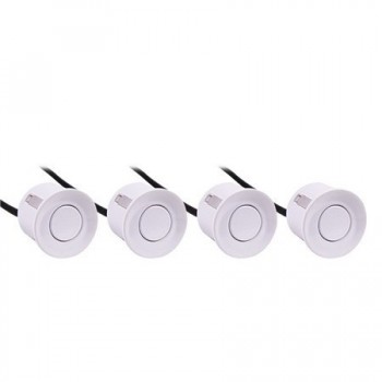 4pcs/set Sensors Buzzer No Drill Hole Saw 22mm Car Parking Sensor Kit Reverse Radar Sound Alert Indicator System
