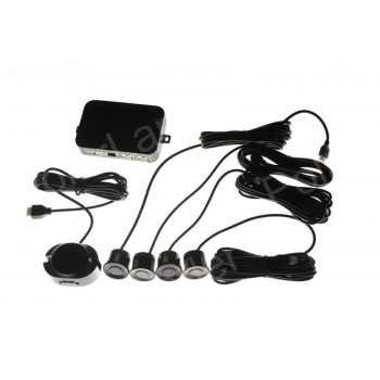 car styling for all cars car Parking Sensor 4 Sensors 12V Reverse Assistance Backup Radar buzzer sound alert 9 colors available