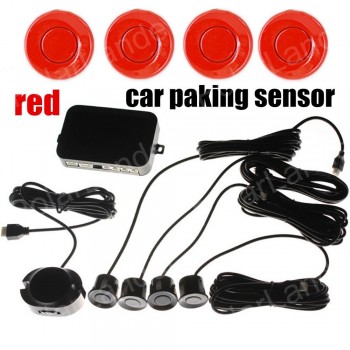 car styling for all cars car Parking Sensor 4 Sensors 12V Reverse Assistance Backup Radar buzzer sound alert 9 colors available