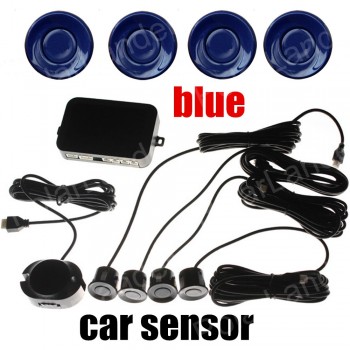 car styling for all cars car Parking Sensor 4 Sensors 12V Reverse Assistance Backup Radar buzzer sound alert 9 colors available