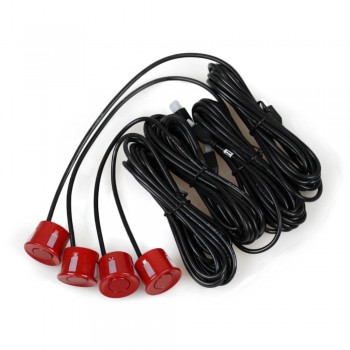 DIYKIT Wholesale 4pcs Assistance Reversing Radar Rrobe Parking Sensors Black Blue Gray Red White Silver Green Yellow
