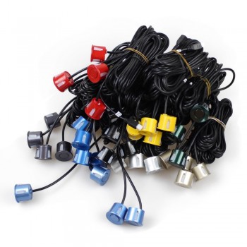 DIYKIT Wholesale 4pcs Assistance Reversing Radar Rrobe Parking Sensors Black Blue Gray Red White Silver Green Yellow