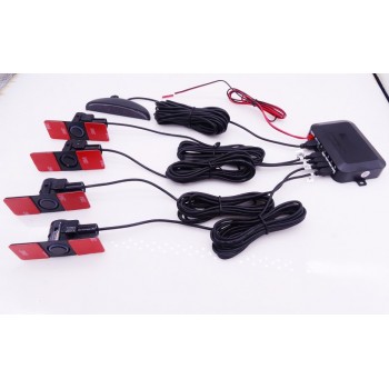 LED display with car parking sensor 6 color available sensor size 16.5 mm Flat Sensors suitable for different kinds of cars