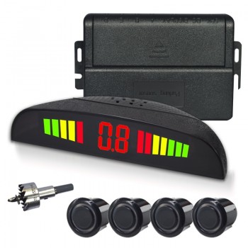 Car Auto Parktronic LED Parking Sensor With 4 Sensors Reverse Backup Car Parking Radar Monitor Detector System NY-3016 Backlight