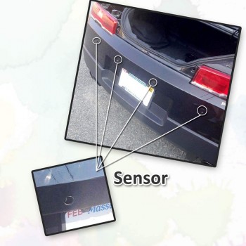Rovtop Car Buzzer LED Dispaly Parking Sensor System Kit 4 Sensors 22mm For Car Reverse Backup Radar Monitor Detector System Z2