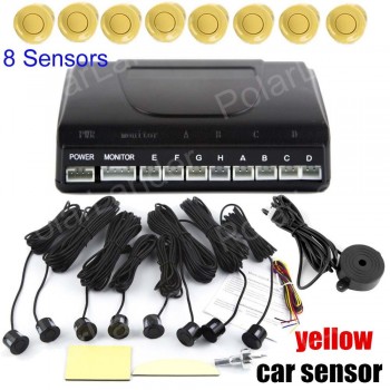car Parking Sensors 8 sensors 9 colors available Auto Reverse Reversing Rear Assistance Backup Park Radar Buzzer Audio Alarm