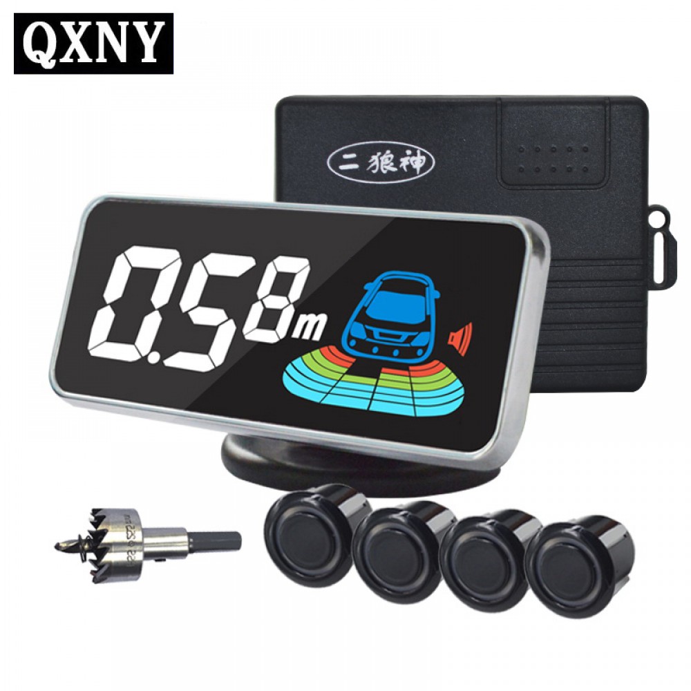 4/sensors NY606 Car LCD Parking Sensor Kit Display for all cars parking car detector parking assistance parking sensor