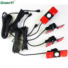 4pieces/lot Original Parking Sensors 16mm Flat Sensor Car Radar Parktronic assistance, Black Silver White Red Blue Gray