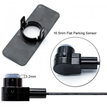4pieces/lot Original Parking Sensors 16mm Flat Sensor Car Radar Parktronic assistance, Black Silver White Red Blue Gray