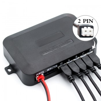 4pieces/lot Original Parking Sensors 16mm Flat Sensor Car Radar Parktronic assistance, Black Silver White Red Blue Gray