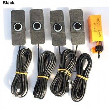 4pieces/lot Original Parking Sensors 16mm Flat Sensor Car Radar Parktronic assistance, Black Silver White Red Blue Gray