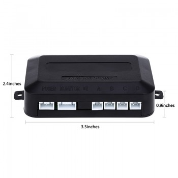 HLEST 1 Set Car Led Parking Sensor 5 Colors Parktronic Display 4 Sensors Reverse Assistance Radar Monitor Parking System