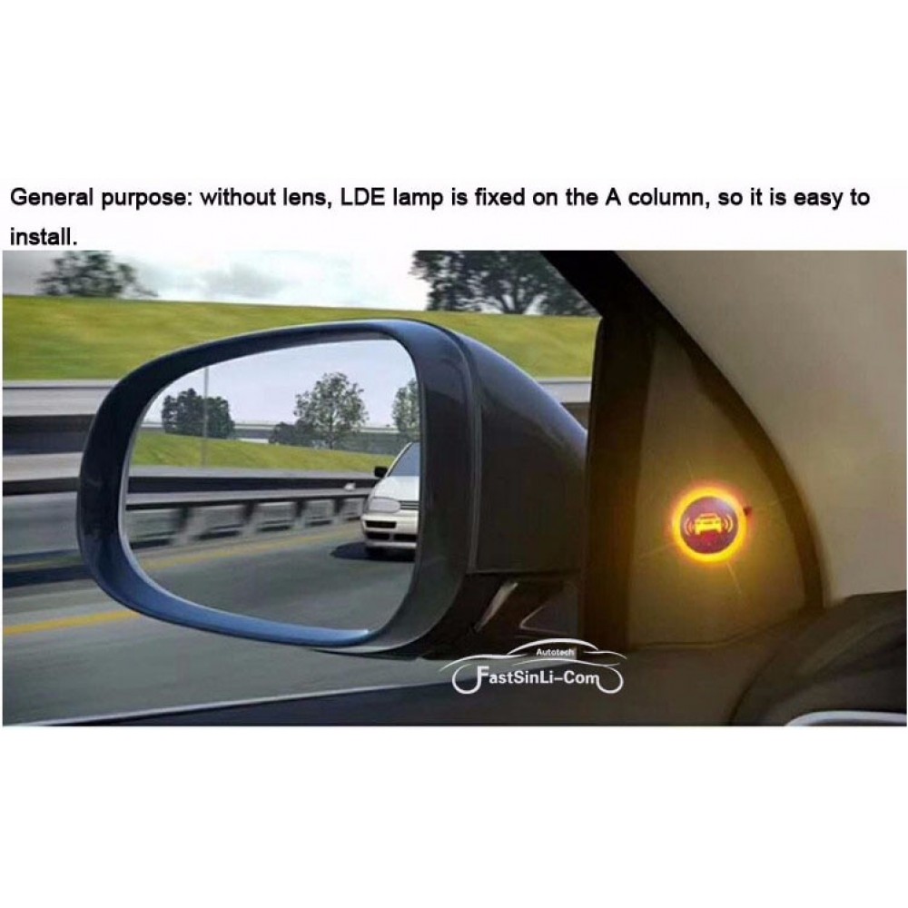 BSD BSM microwave sensor blind spot mirror with power headted function Blind Spot Detection System Radar-based Safety(10m)