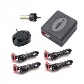 Car Parking Sensor With 4 Sensors 2.5m Line Reverse Backup Auto Parking Radar Monitor Detector System Vehicle Parking Detector