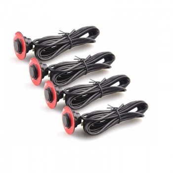 Car Parking Sensor With 4 Sensors 2.5m Line Reverse Backup Auto Parking Radar Monitor Detector System Vehicle Parking Detector