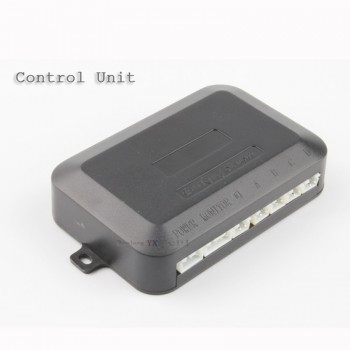 Koorinwoo 4 Sensors Buzzer 16.5mm Car Parking Sensor Kit Reverse Backup Radar Adjust BIBI Speaker Alert Indicator Probe System