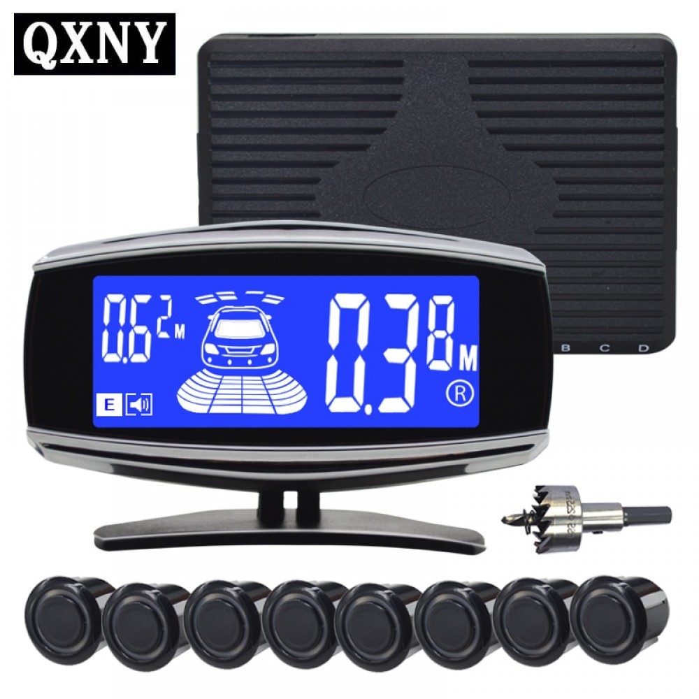 8/sensors NY5050 Car LCD Parking Sensor Kit Display for all cars parking car detector  parking assistance parking sensor