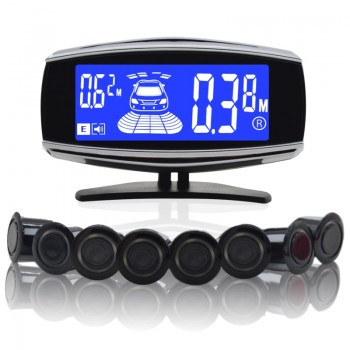 8/sensors NY5050 Car LCD Parking Sensor Kit Display for all cars parking car detector  parking assistance parking sensor