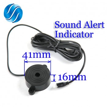 Viecar 4 Sensors Buzzer No Drill Hole Saw 22mm Car Parking Sensor Kit Reverse Radar Sound Alert Indicator System 7 Colors