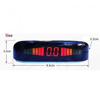Koorinwo 2019 Parktronic 4 Probe Buzzer LCD Monitor Car Parking Sensor Kit Reverse Radar Sound Alert Indicator Parking System