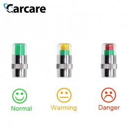 4 Pieces Car Tire Pressure Monitor Auto Alert Valve Stem Sensor Indicator Caps Tire Pressure Monitoring System