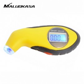 MALUOKASA Car Motorcycle Diagnostic Tools Auto Tire Pressure Gauge Meter Manometer Barometers Tester Digital LCD Tyre Air Tester