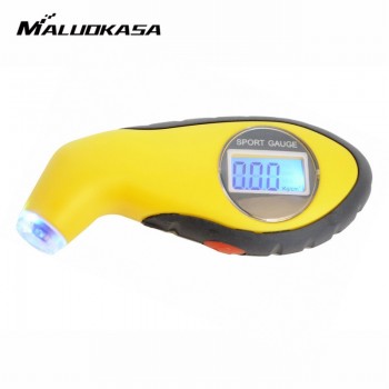 MALUOKASA Car Motorcycle Diagnostic Tools Auto Tire Pressure Gauge Meter Manometer Barometers Tester Digital LCD Tyre Air Tester
