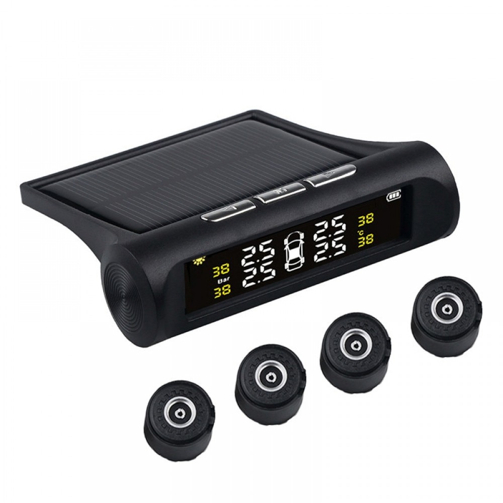 4 alarm function TPMS car tire pressure monitoring system auto wheel air pressure monitor tool sensor car tire pressure tester