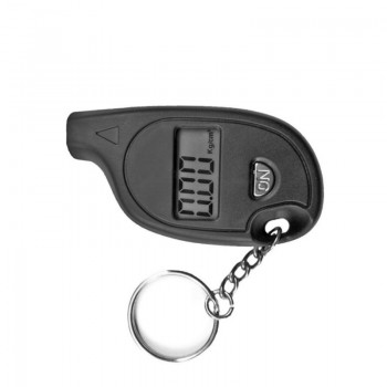 1 pcs Mini Digital Tire Pressure Alarm Barometer Keychain Portable Mini LCD Digital Tire tire Air Pressure Gauge Tester