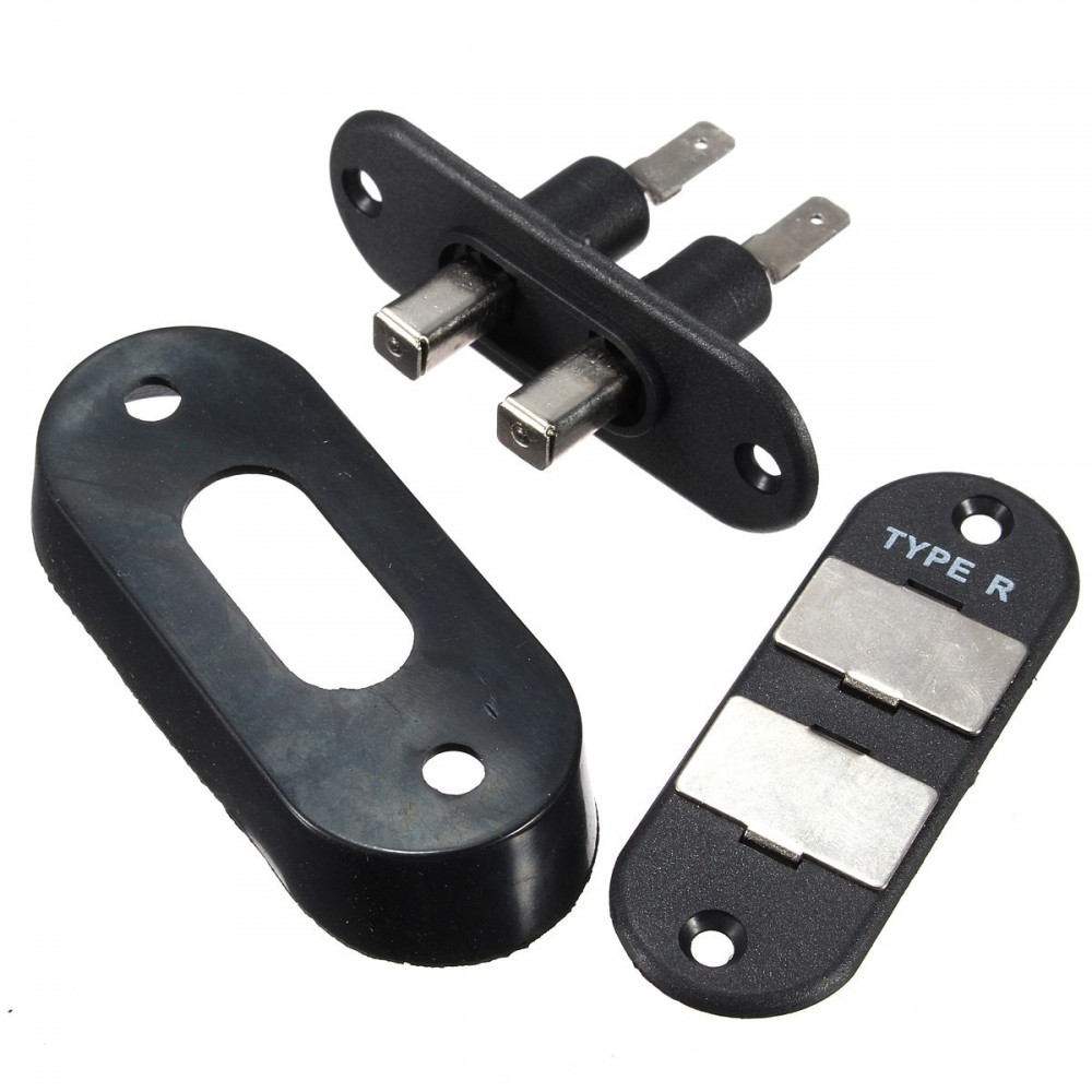 New Black Sliding Door Contact Switch For Van Central Locking Systems Car Alarm