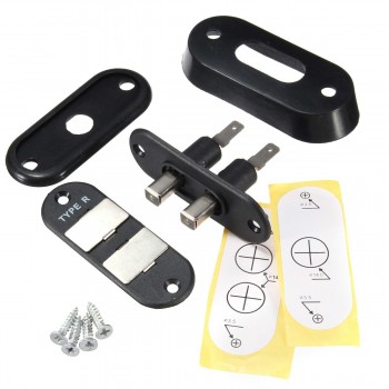 New Black Sliding Door Contact Switch For Van Central Locking Systems Car Alarm