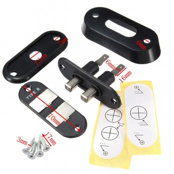 New Black Sliding Door Contact Switch For Van Central Locking Systems Car Alarm