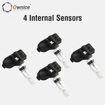 Ownice Car Solar tpms Internal External Sensor wireless Tire Pressure Monitoring alarm System Digital LCD Color Display