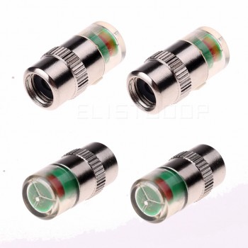 2017 4 PCS/Lot 2.4 Bar 36 PSI Car Auto Tire Pressure Monitor Valve Stem Caps Cover Sensor Indicator Alert
