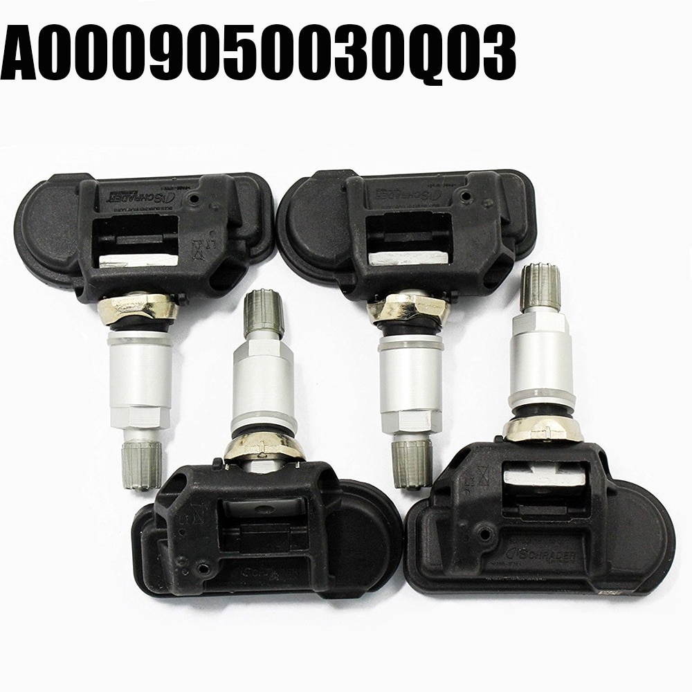 For Mercedes For Smart C E S CL CLA CLS G GL GLK 4PC A0009050030Q03 Tire Pressure Monitor Sensor TPMS