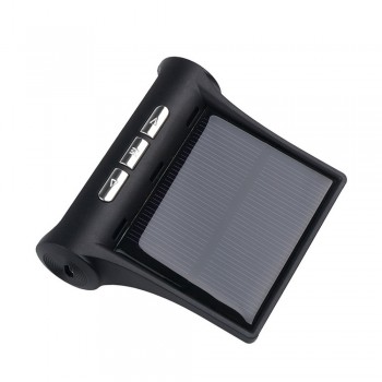 Smart Car TPMS Tire Pressure Alarm Tool Solar Charging Wireless LCD HD Display with External Sensors For Kia Audi Toyota