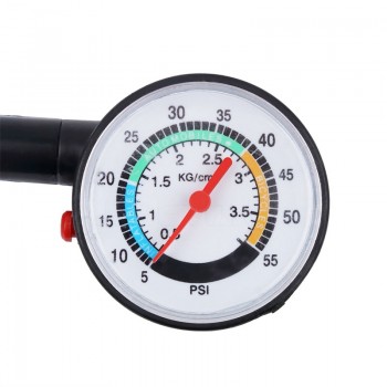 Portable Car Tire Pressure gauge Meter Table 50 psi Car Tire Pressure tes for auto motorcycle vehicle secutiry alarm tool
