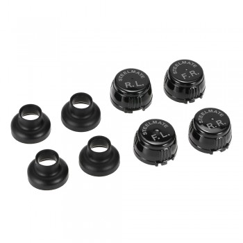 Steelmate TPMS Tire Pressure Monitor System TP-74P/B 4 Sensors Wireless DIY Car Alarm System Diagnostic Tool with LCD Display