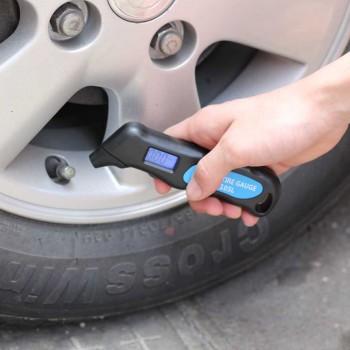 2018 Digital  TG105 Car Tire Tyre Air Pressure Gauge Meter LCD Display Manometer Barometers Tester for Car Truck Motorcycle Bike