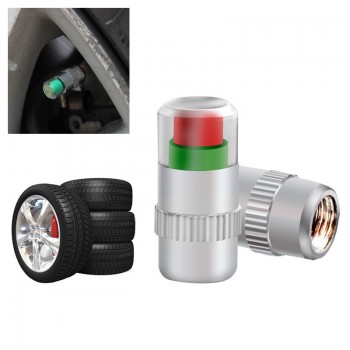 4PCS Car Styling 2.4bar 36PSI Car Tyre Tire Pressure Valve Stem Caps Sensor Eye Air Alert Tire Pressure Monitoring Tools Kit