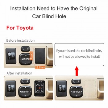 For Toyota CAREUD Tire Pressure Alarm Diagnostic-tool TPMS Replaceable Battery  LCD Display Tire Pressure Monitoring System