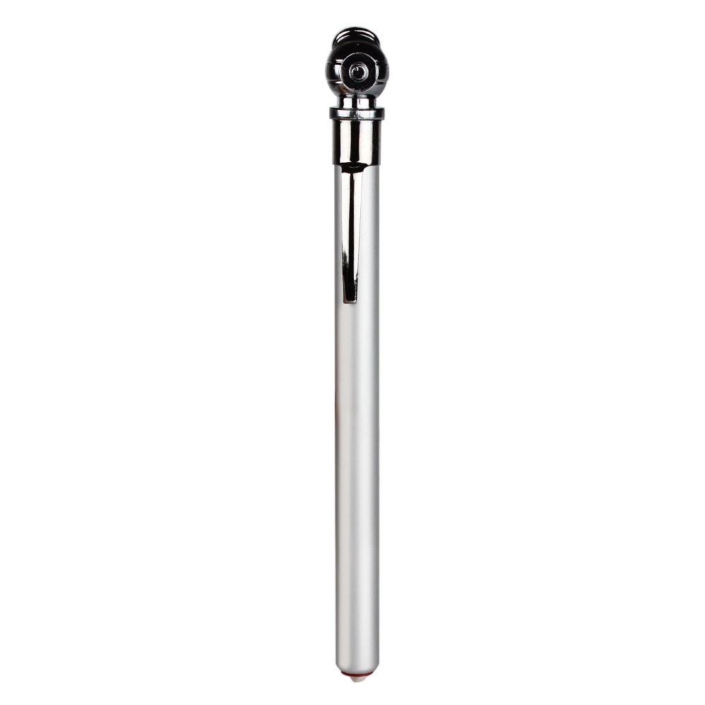 Portable Pressure Gauge 5-50 PSI Silver Durable Emergency Use Car Styling Pen Shape Tire/Tyre air pressure Test Meter
