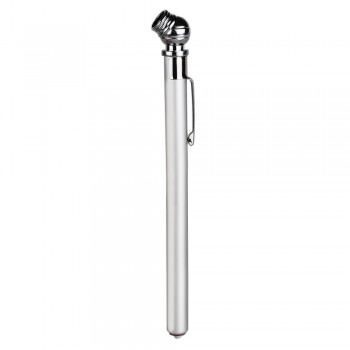 Portable Pressure Gauge 5-50 PSI Silver Durable Emergency Use Car Styling Pen Shape Tire/Tyre air pressure Test Meter
