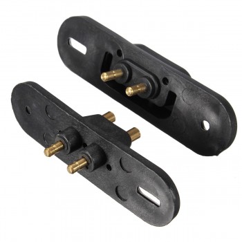 Newest 2pcs Black Sliding Door Contact Switch For Van Central Locking Systems Car Alarm