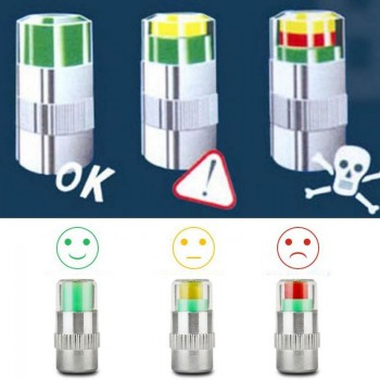 4Pcs Car Tyre Tire Pressure Gauge Monitor Indicator TPMS Monitoring Cap Sensor Wheel Air Press Alert Diagnostic Tool Dropship