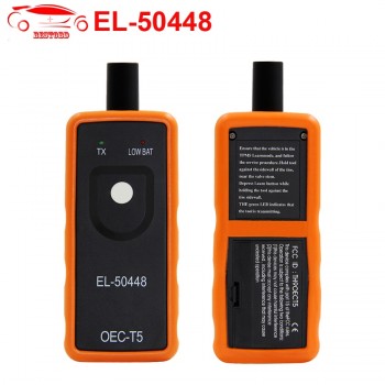 TPMS For G-M for Opel for Ford EL-50448 50448 Auto Tire Pressure Monitor Sensor TPMS Reset Tool+12V Auto Digital Battery Tester