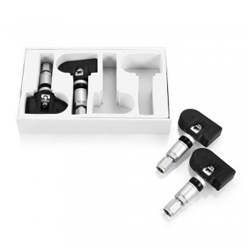 ZEEPIN BLE TPMS Bluetooth Low Energy App Display Car Tire Pressure Monitor System 4 Internal Sensors Suitable for iOS / Android