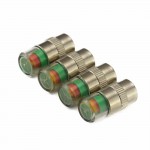 4pcs/Lot 2.4 bar tire pressure,car tire Monitor pressure gauge,Cap Sensor Indicator 3 Color Eye Alert air pressure gauge
