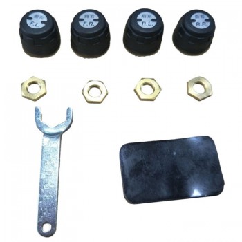 Solar Energy Smart Car TPMS Tire Pressure Monitoring System Digital LCD Display Auto Security Alarm Systems with Sensor