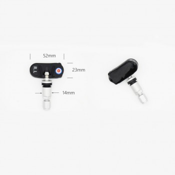TPMS Visture T05N Car Tire Pressure Alarm Monitor System LCD Display 4 Internal Sensor Temperature Alarm Cigarette Port Plug